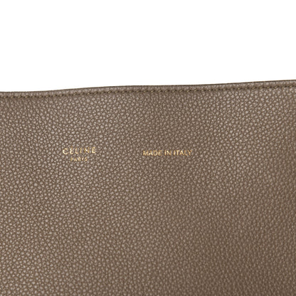 Celine Soft Grained Calfskin Small Belt Cabas Phantom Taupe 10 of 11