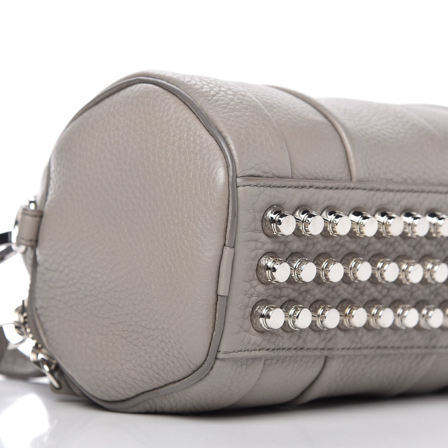 Pebbled Lambskin Mini Rockie Gray Rhodium Hardware