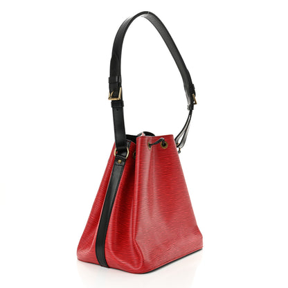 Louis Vuitton Epi Petit Noe Red Black 3 of 10
