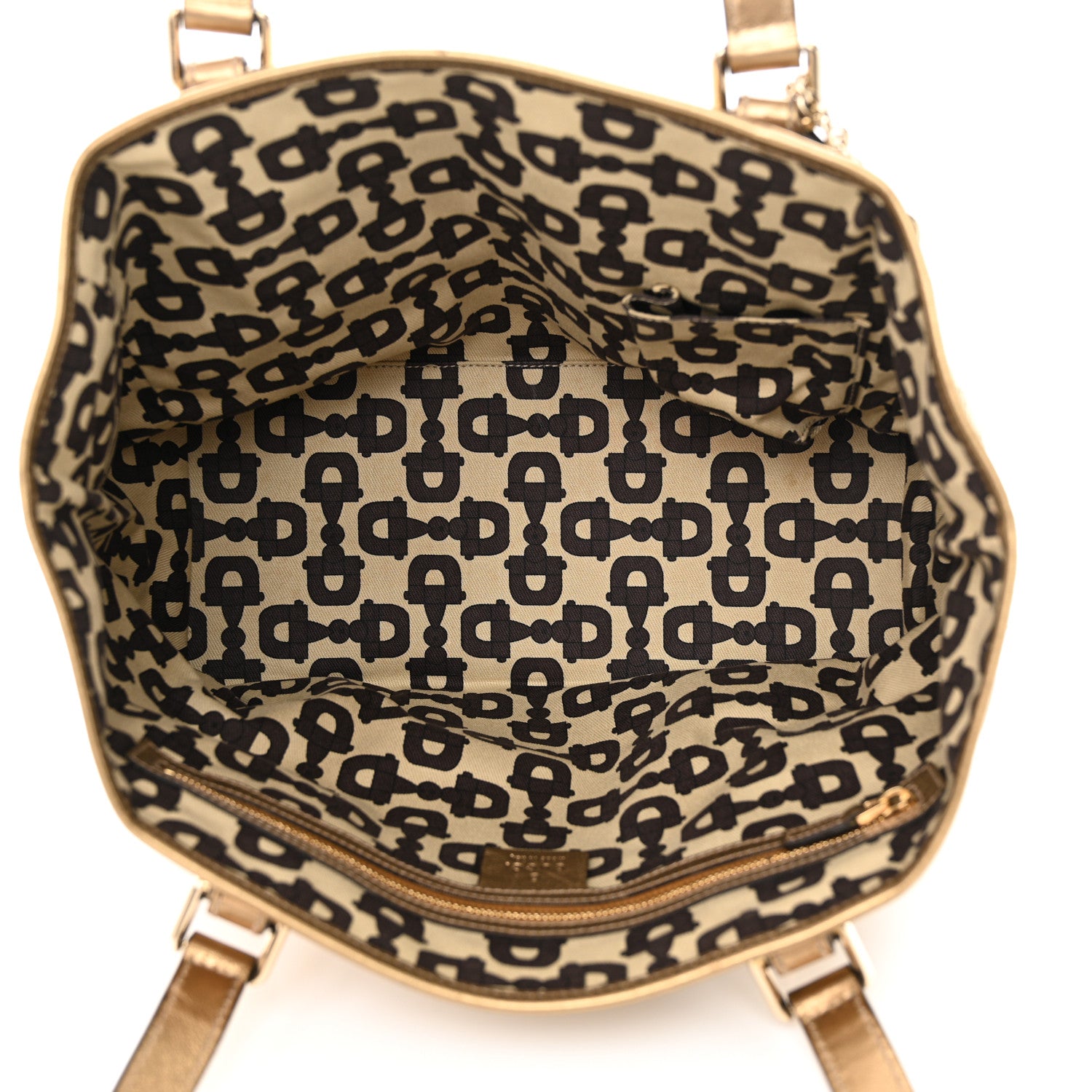 Gucci Monogram Medium Jolicoeur Tote Metallic 5 of 11