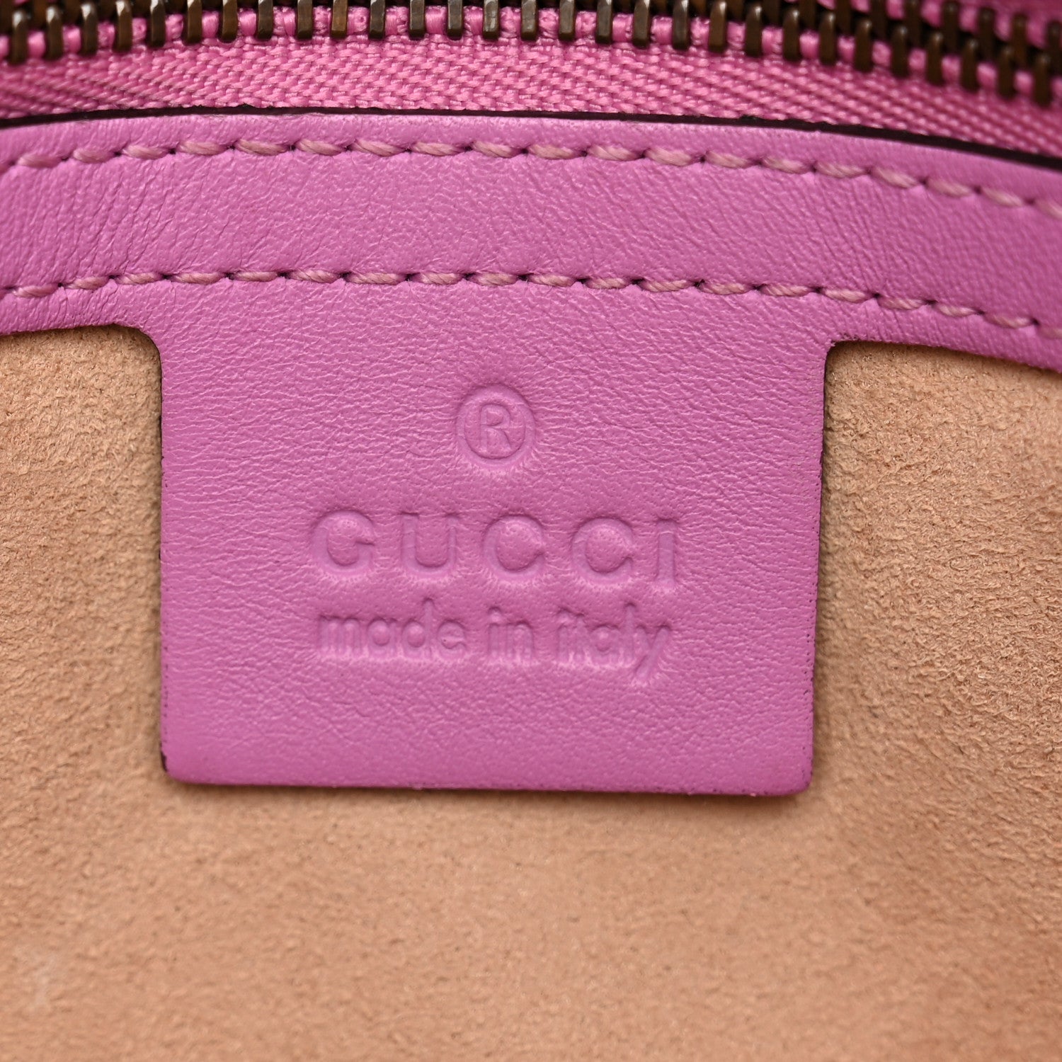 Gucci Calfskin Matelasse Small GG Marmont Shoulder Bag Candy Mousse 6 of 11