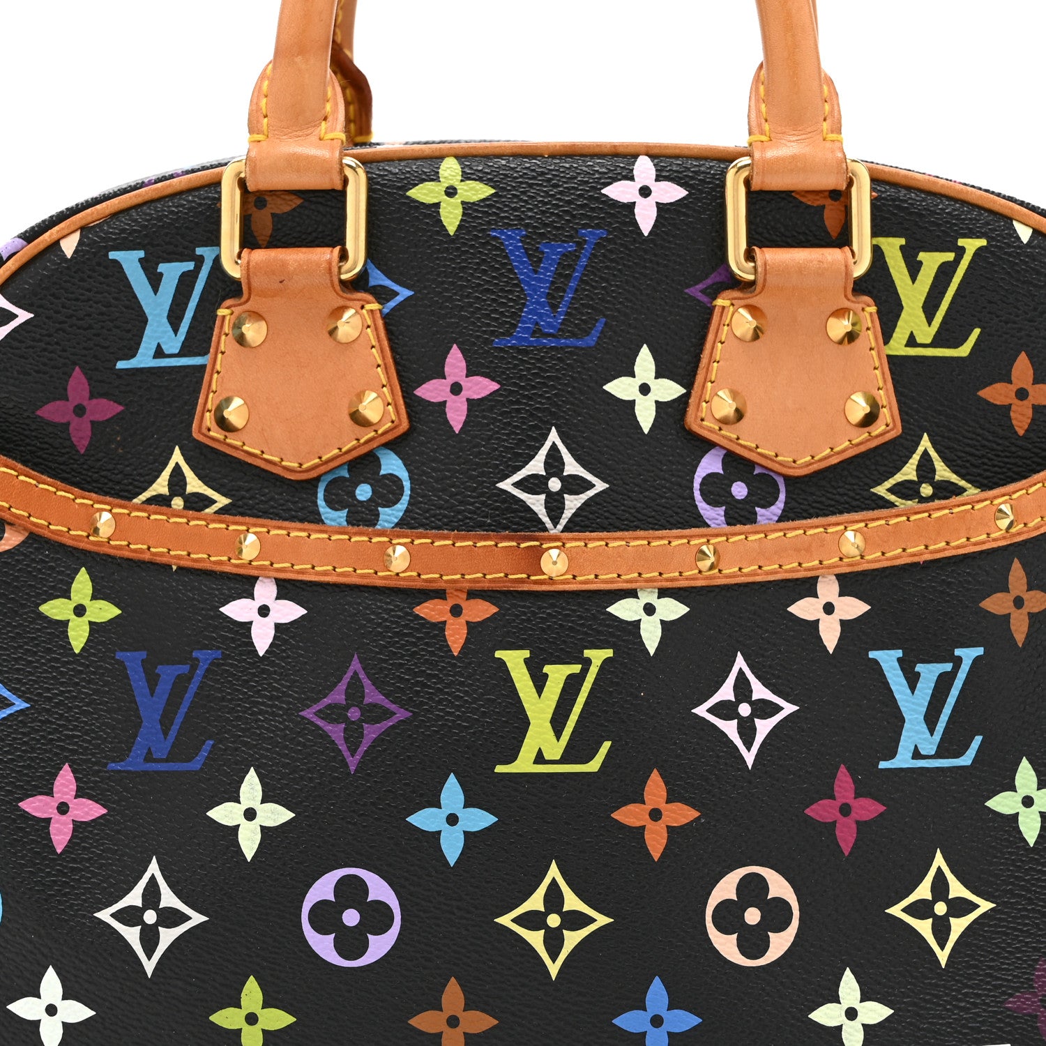 Louis Vuitton Monogram Multicolor Trouville Black 8 of 10