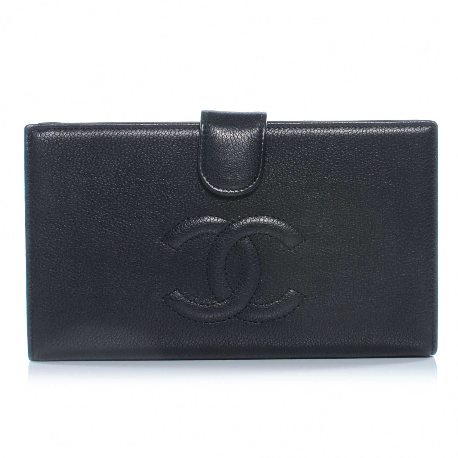 Chanel Caviar CC Wallet Black 1 of 8
