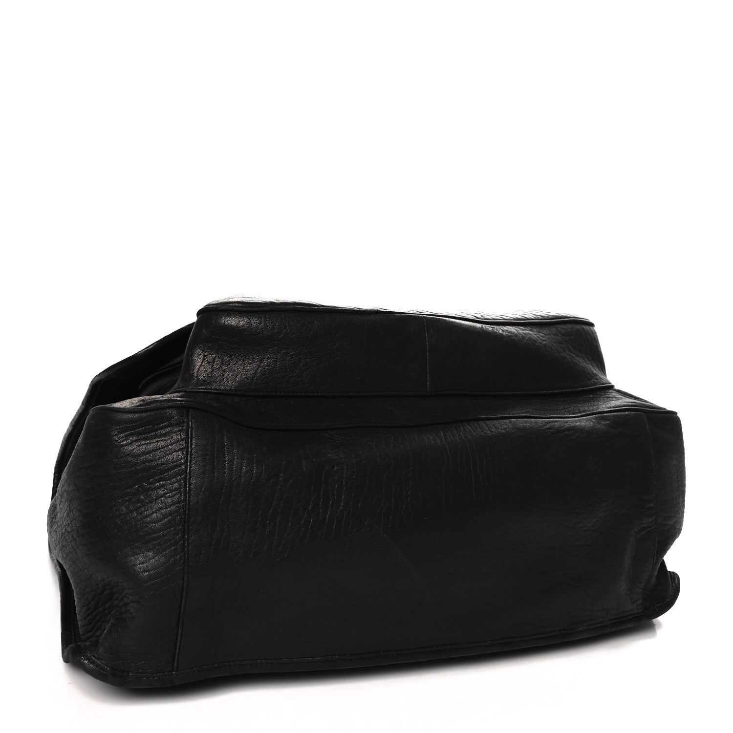 Saint Laurent Grained Lambskin Monogram Oversized Niki Chain Satchel Black 4 of 14