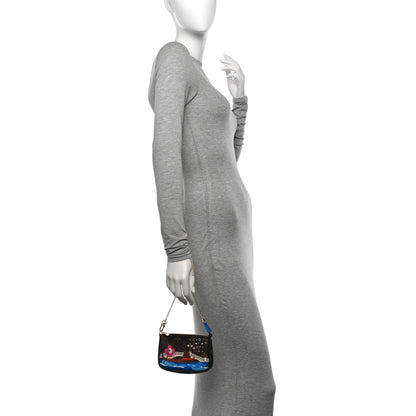 Louis Vuitton Monogram 2019 Christmas Animation Mini Venice Pochette Accessories Blue 2 of 11