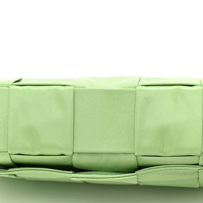 Bottega Veneta Calfskin Maxi Intreccio Cassette Crossbody Bag Pistachio 11 of 12