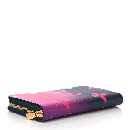 Louis Vuitton Monogram Giant Spring In The City Zippy Wallet Midnight Fuchsia 4 of 10