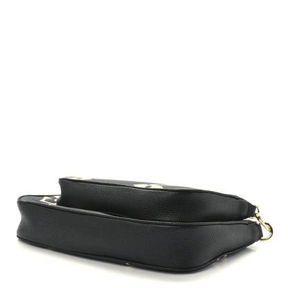 Louis Vuitton Empreinte Monogram Giant Multi Pochette Accessories Black Beige 10 of 12