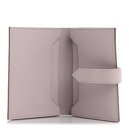 Hermes Epsom Bearn Card Holder Wallet Mauve Pale 5 of 8