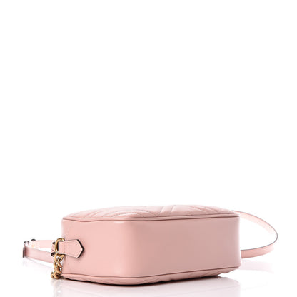 Gucci Calfskin Matelasse Small GG Marmont Chain Shoulder Bag Perfect Pink 4 of 10