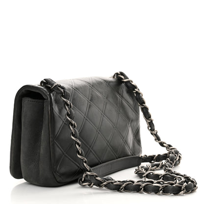 Chanel Calfskin Diamond Embossed New Chic Flap Grey 2 of 11