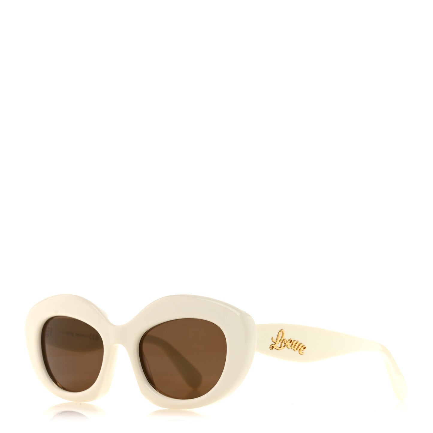 Acetate Curvy Sunglasses LW40153I White