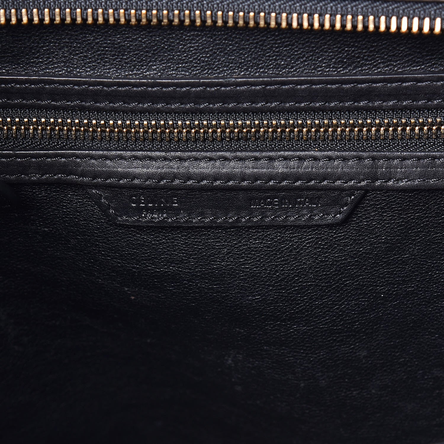 Celine Smooth Calfskin Shrunken Lambskin Mini Bi-Color Luggage Black White 6 of 31