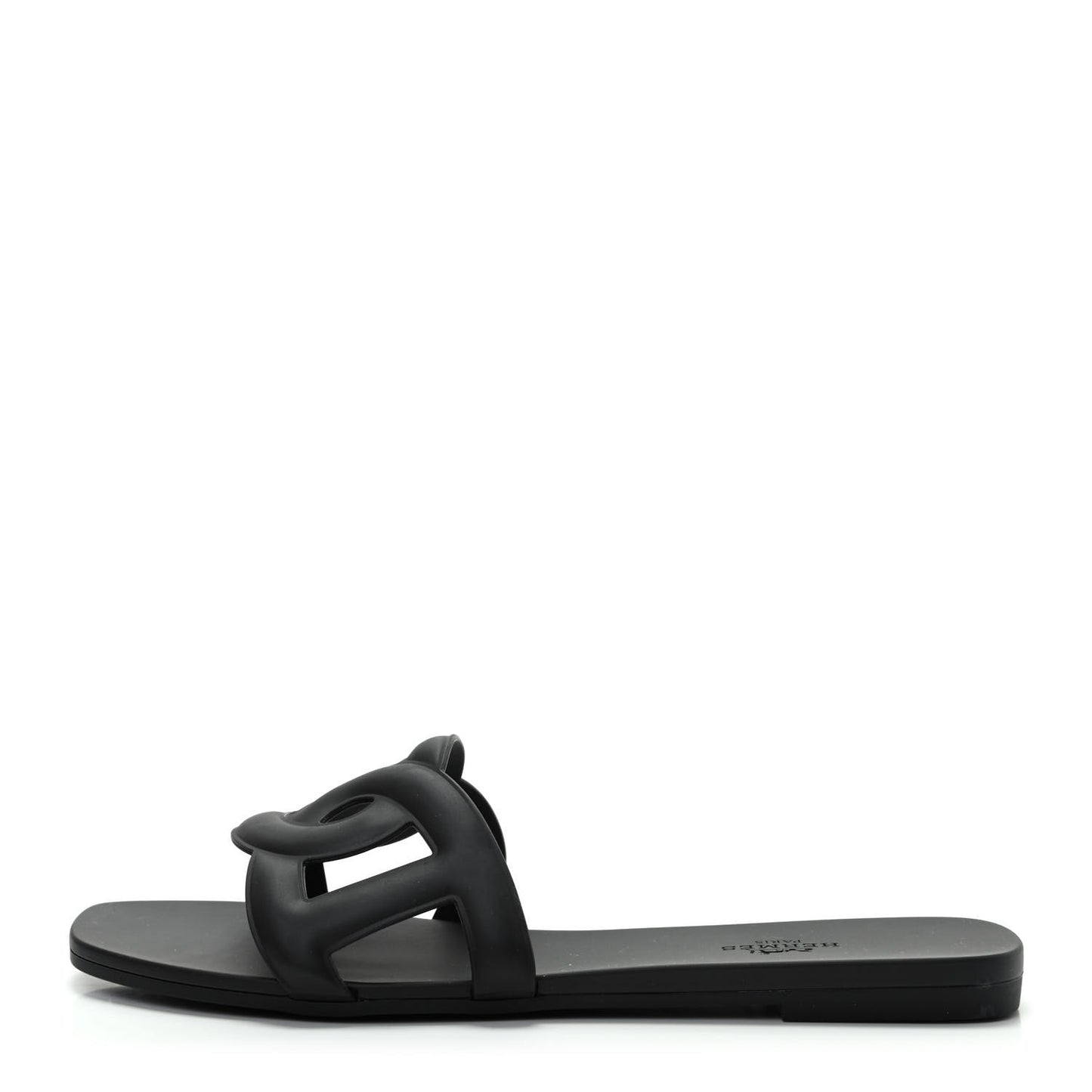 Rubber Aloha Sandals 38 Black