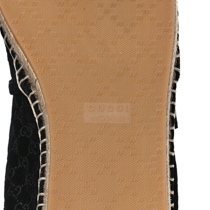 Gucci Suede Microguccissima Espadrilles 39.5 Black 6 of 7