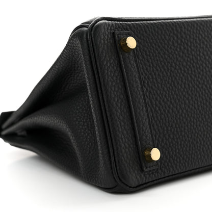 Hermes Togo Birkin 25 Black 9 of 11