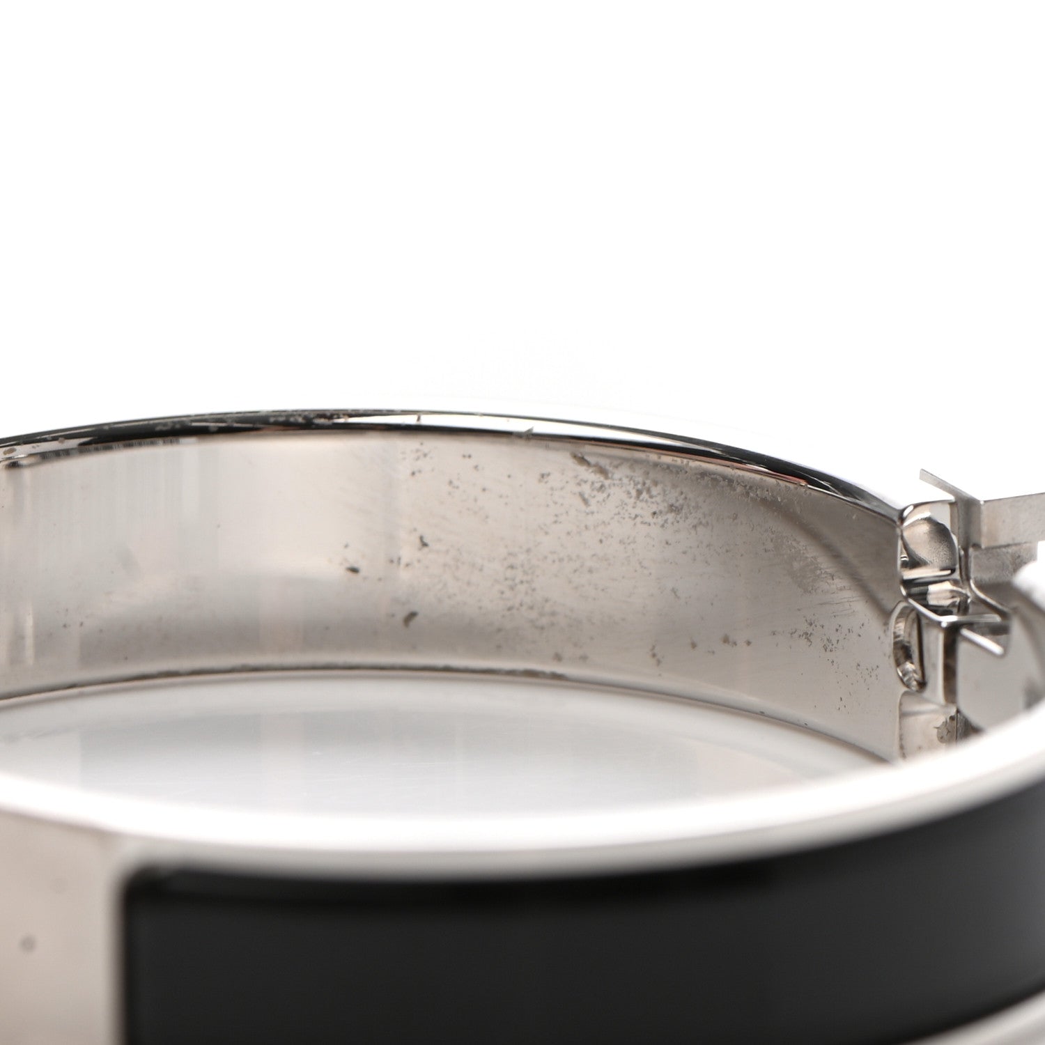 Hermes Enamel Narrow Clic Clac H Bracelet GM Black 6 of 6