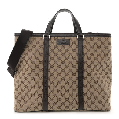 Gucci GG Monogram Large Joy Tote Bag Dark Brown 1 of 10