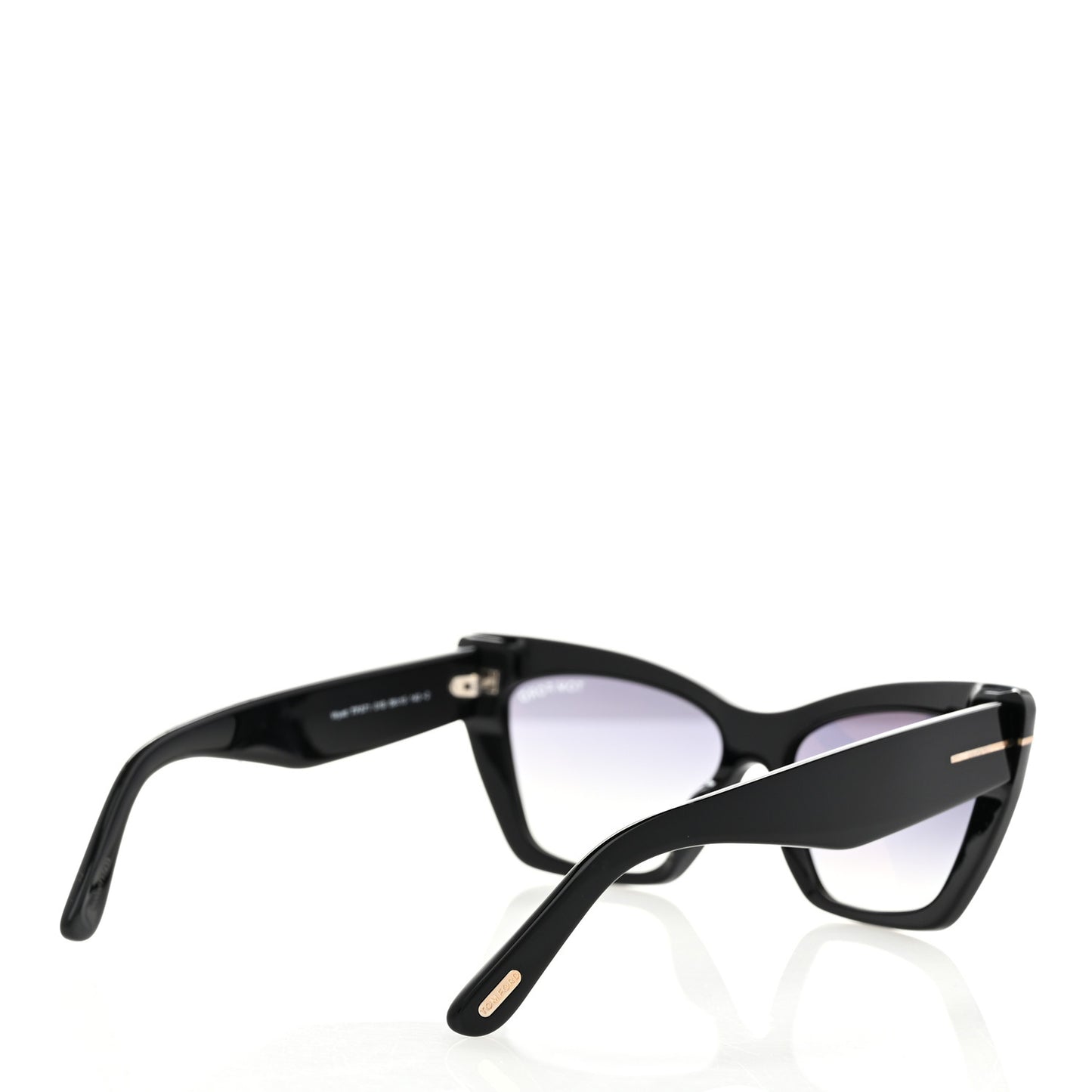 Acetate Wyatt Sunglasses TF87 Black