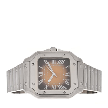 Cartier Stainless Steel 35mm Santos de Cartier Automatic Watch Brown 2 of 5