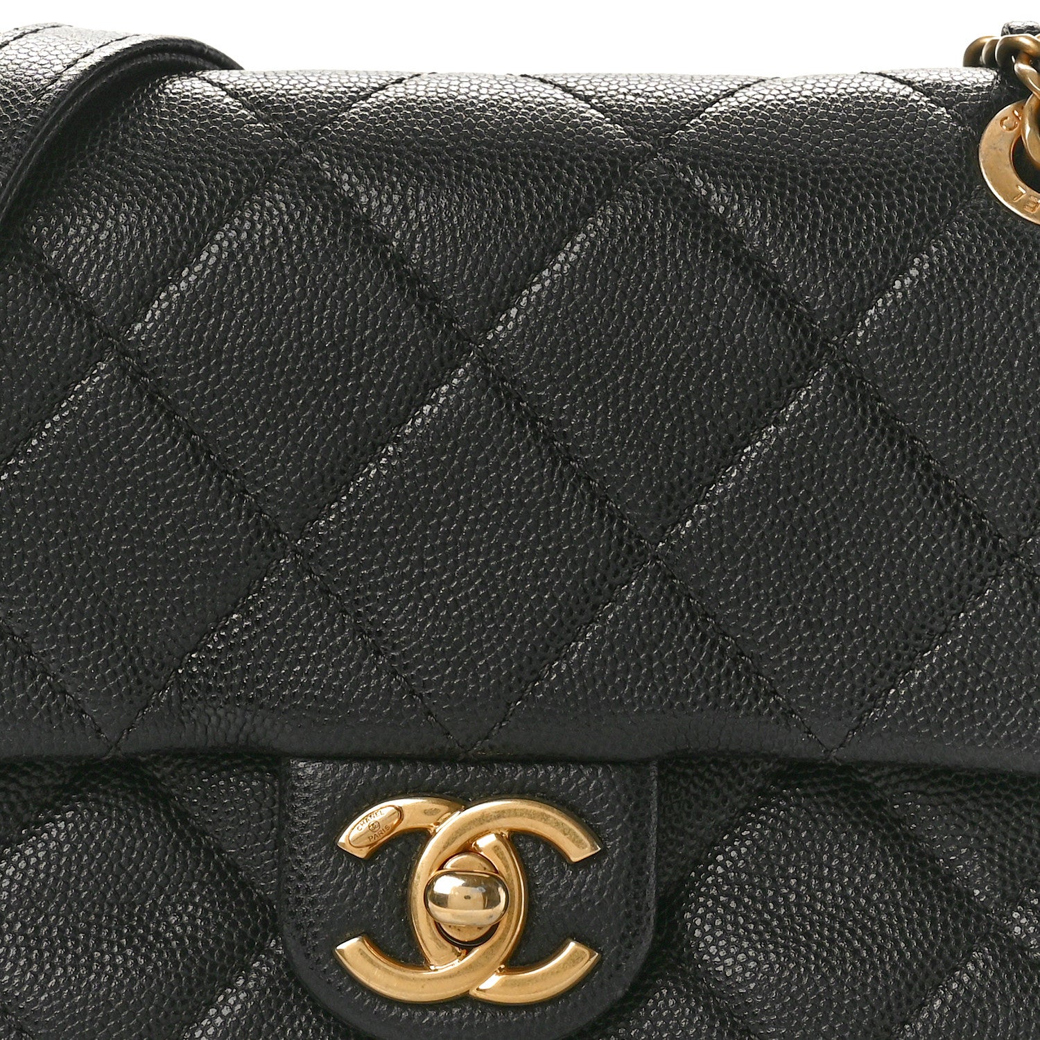 Chanel Caviar Quilted Mini Chain Flap Black 8 of 10