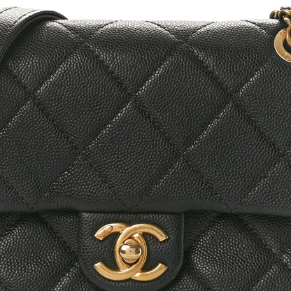Chanel Caviar Quilted Mini Chain Flap Black 8 of 10