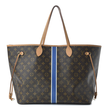 Louis Vuitton Monogram My LV Heritage Neverfull GM Blue de France White 1 of 10