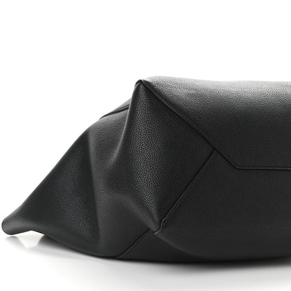 Celine Soft Grained Calfskin Medium Belt Cabas Phantom Black 5 of 10