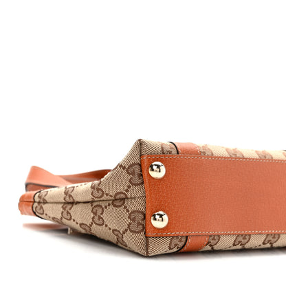 Gucci Monogram Small Abbey Tote Orange 7 of 9