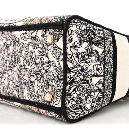 Christian Dior Canvas Around the World Embroidered Medium Lady D-Lite White Multicolor 10 of 11