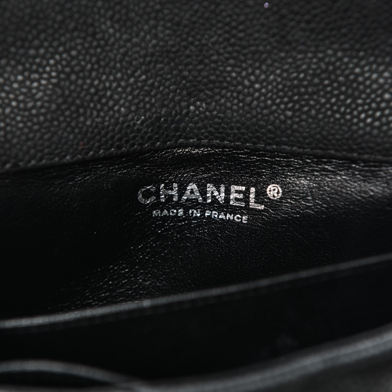 Chanel Iridescent Caviar Quilted Extra Mini Flap Black 6 of 7