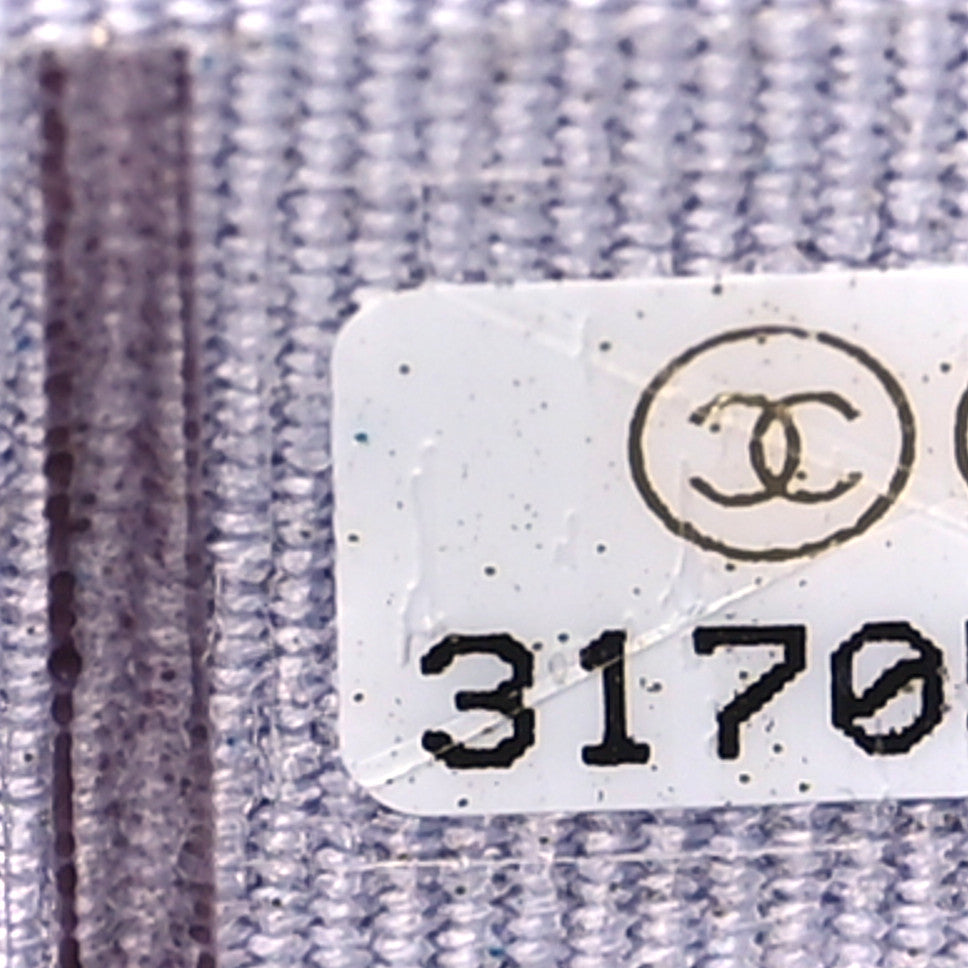 Chanel Lambskin Quilted Top Handle Flap Coin Purse With Chain Light Purple 7 of 9