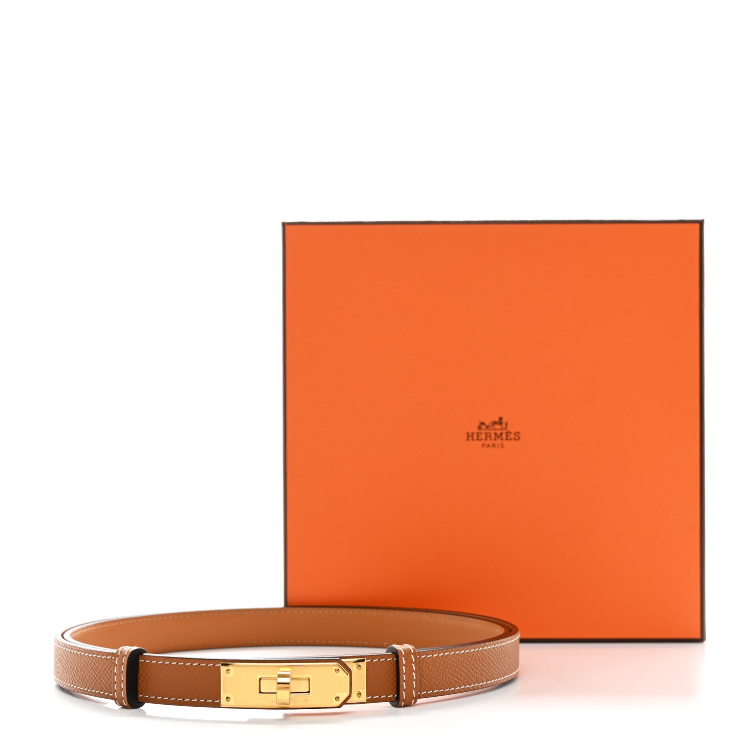Hermes Epsom Kelly Belt Gold 5 of 5