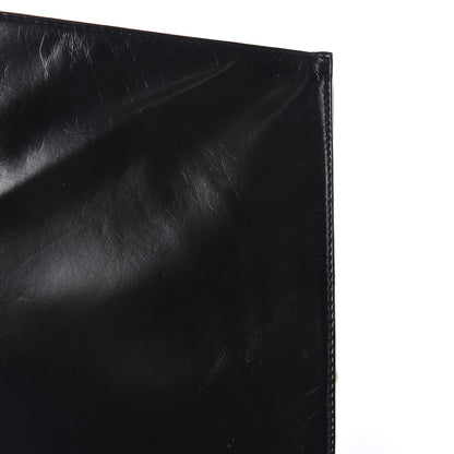 Chanel Glazed Calfskin Quilted Large Boy Flap Black 8 of 12