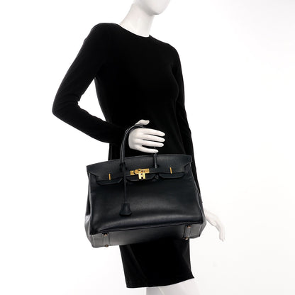 Hermes Courchevel Birkin 35 Indigo 2 of 42