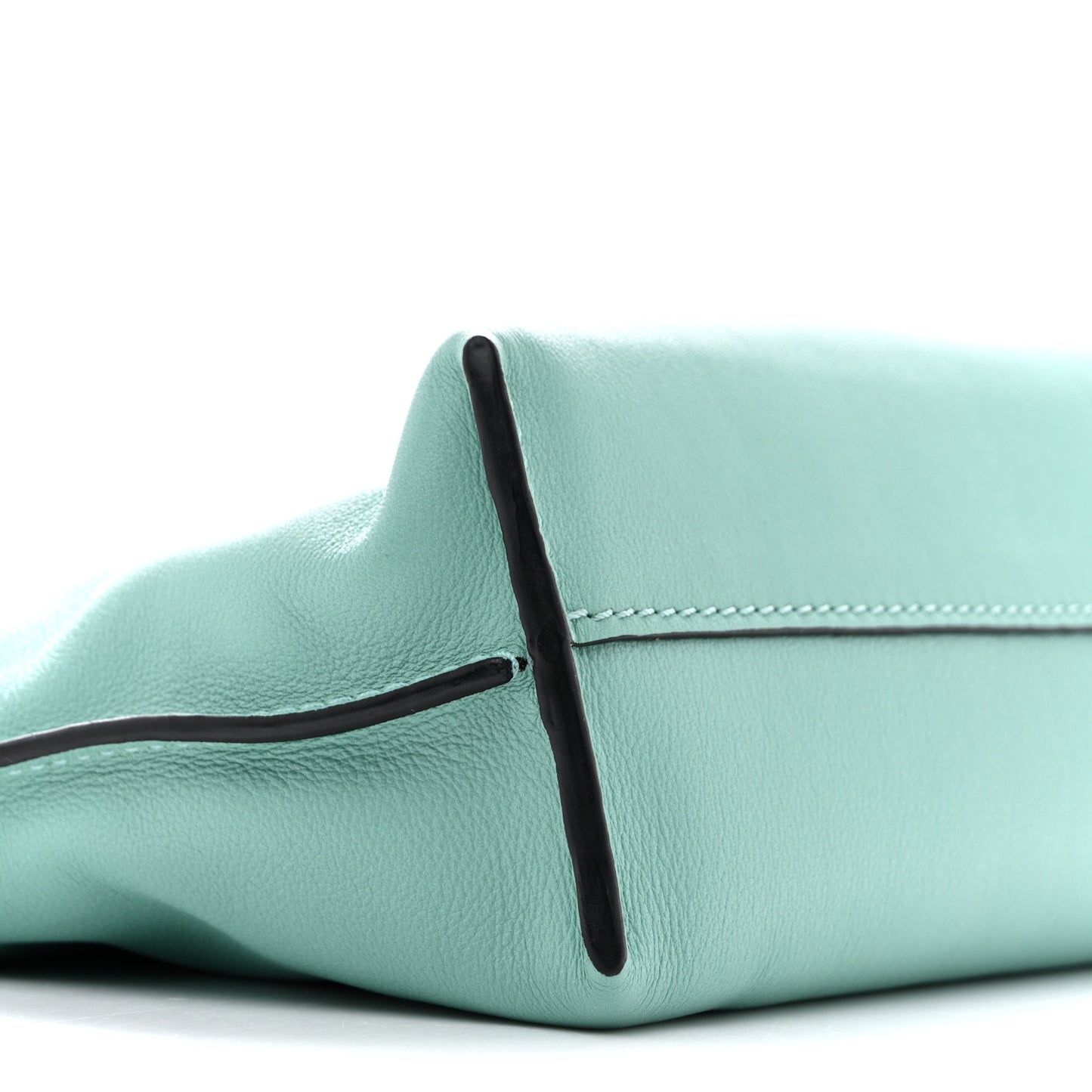 Calfskin Mini Flamenco Knot Bag Fresh Mint
