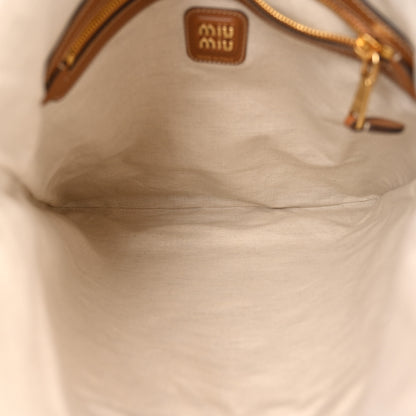 Miu Miu Nappa Ivy Bag Cognac 5 of 9