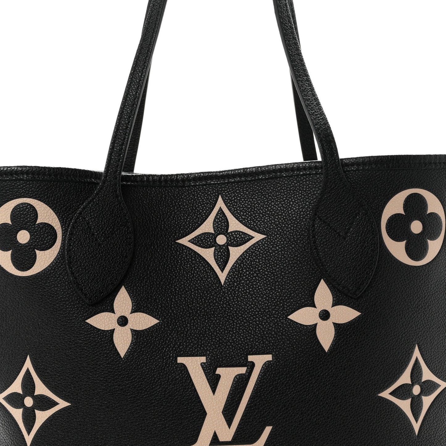 Empreinte Monogram Giant Neverfull MM Black Beige