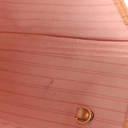Louis Vuitton Damier Azur Neo Neverfull MM Rose Ballerine 13 of 15