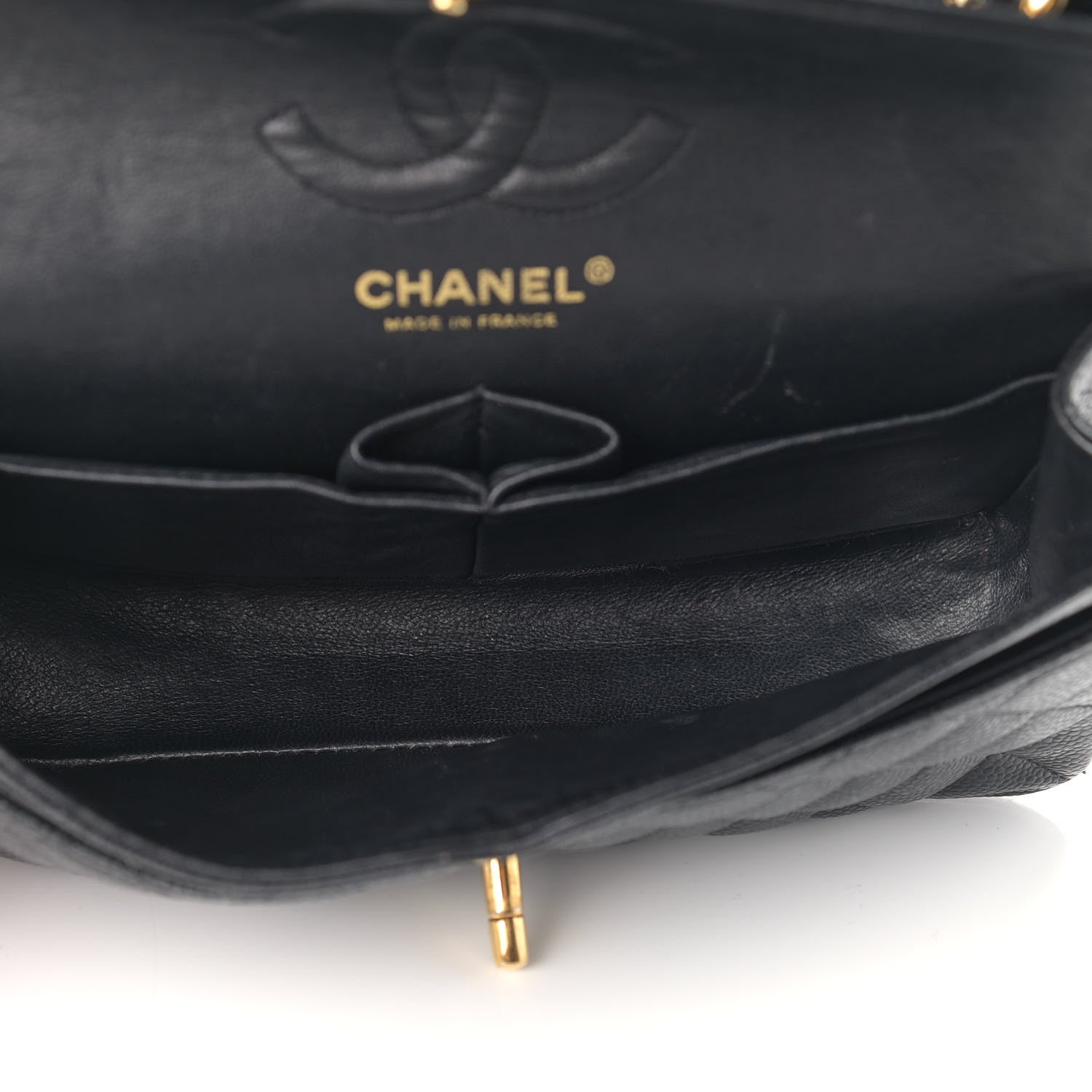Chanel Caviar Quilted Small Double Flap Black 7 of 11