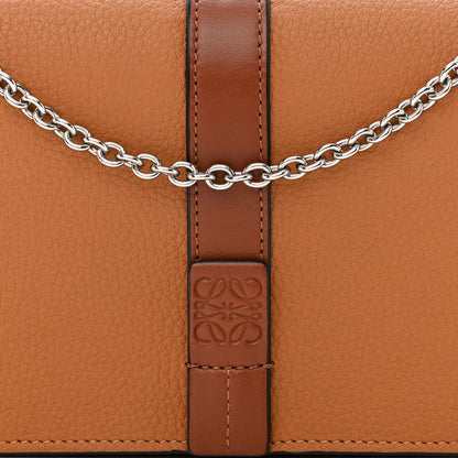 Loewe Grained Calfskin Chain Wallet Caramel Pecan 9 of 11