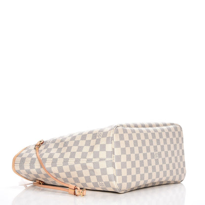 Louis Vuitton Damier Azur Neo Neverfull MM Rose Ballerine 4 of 8
