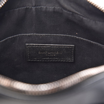 Saint Laurent Calfskin Matelasse Monogram Lou Camera Bag Black 6 of 16