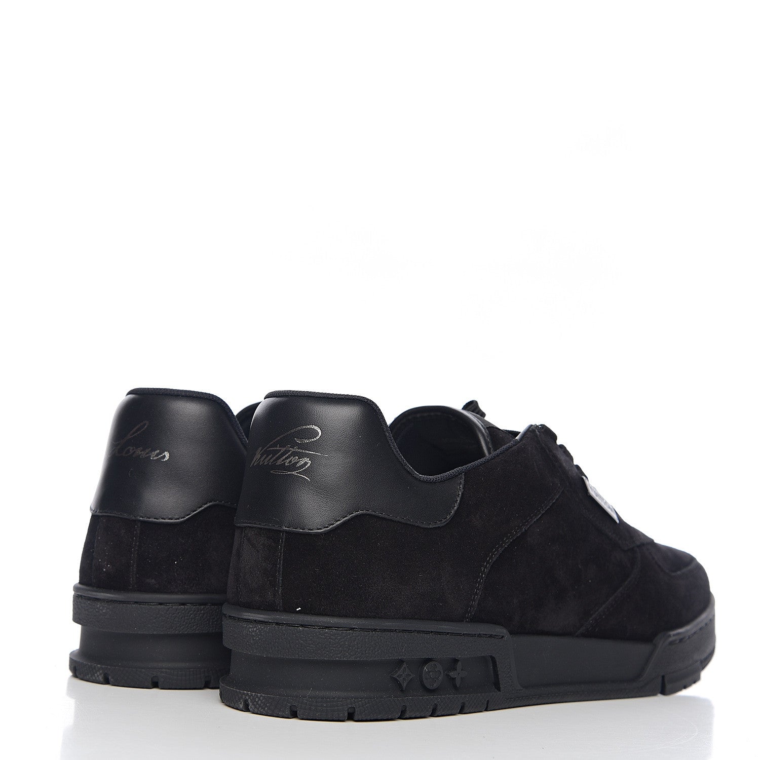 Louis Vuitton Suede Uniform Sneakers 9.5 Black 4 of 6