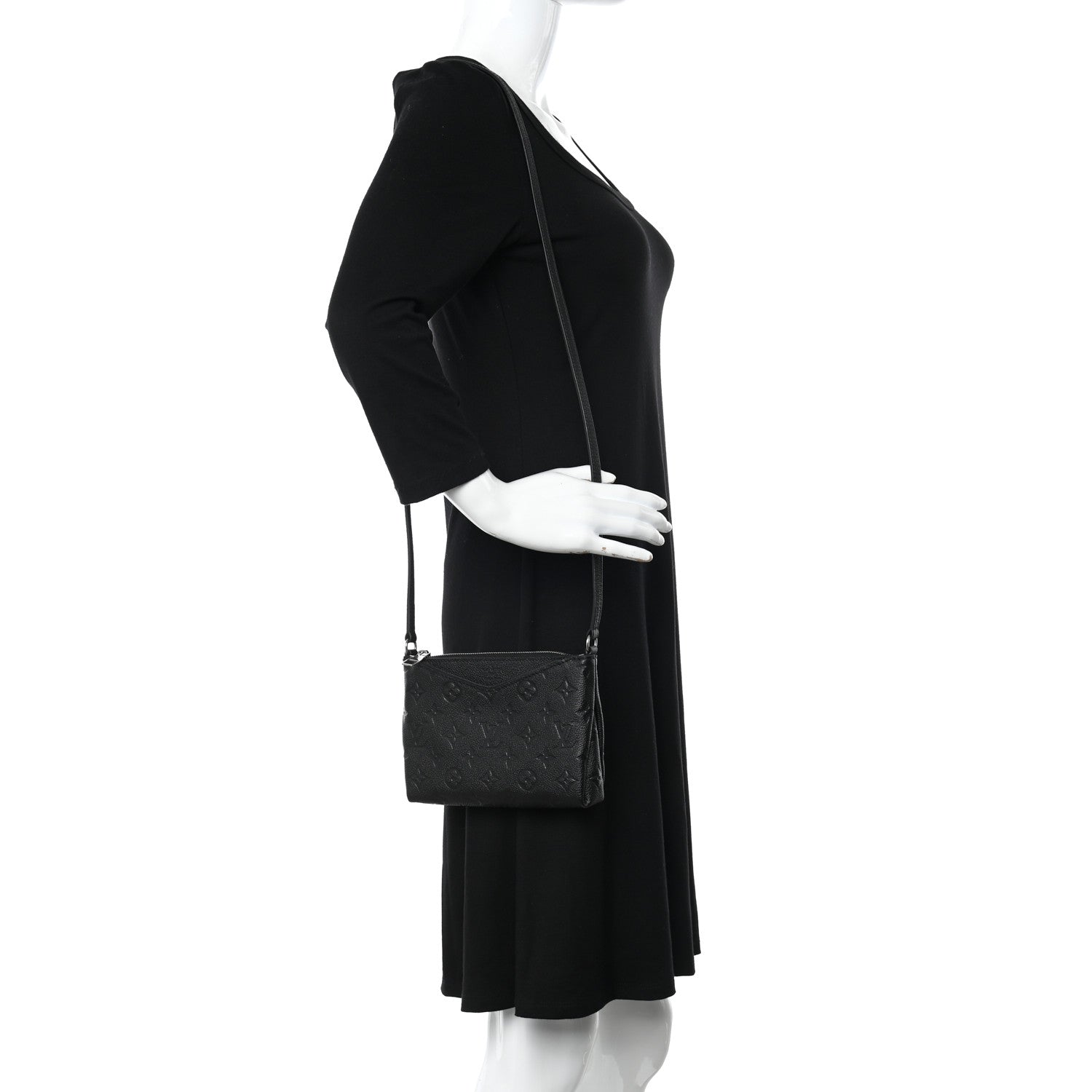 Louis Vuitton Empreinte Pallas Crossbody Black 2 of 9