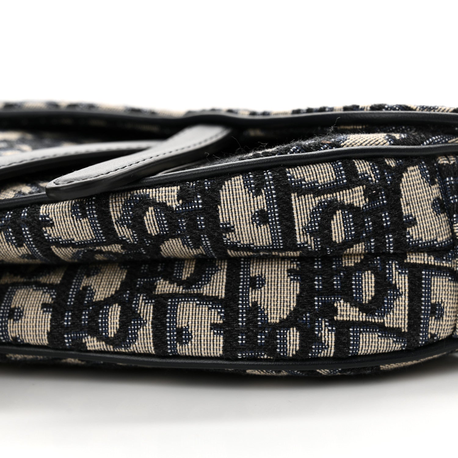 Christian Dior Oblique Mini Saddle Bag Blue 10 of 11