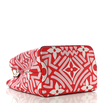 Louis Vuitton Monogram Giant Crafty NeoNoe MM Rouge Rose Creme 3 of 7