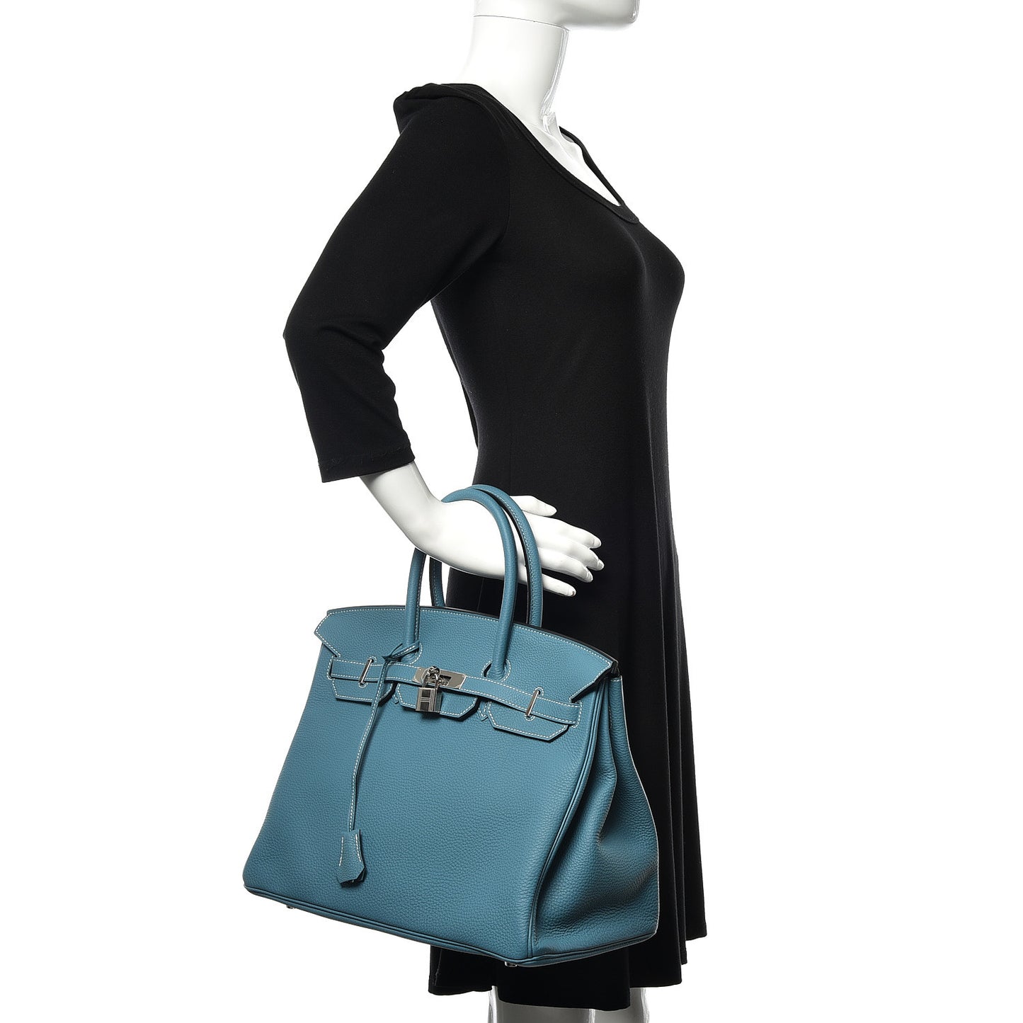 Togo Birkin 35 Blue Jean