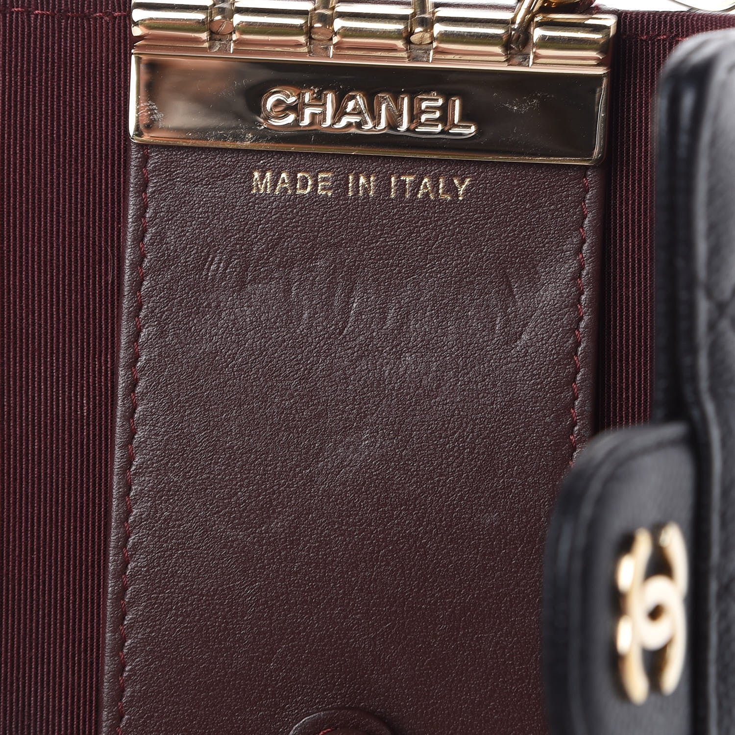 Chanel Caviar Quilted Classic 4 Key Holder Wallet Black 8 of 10