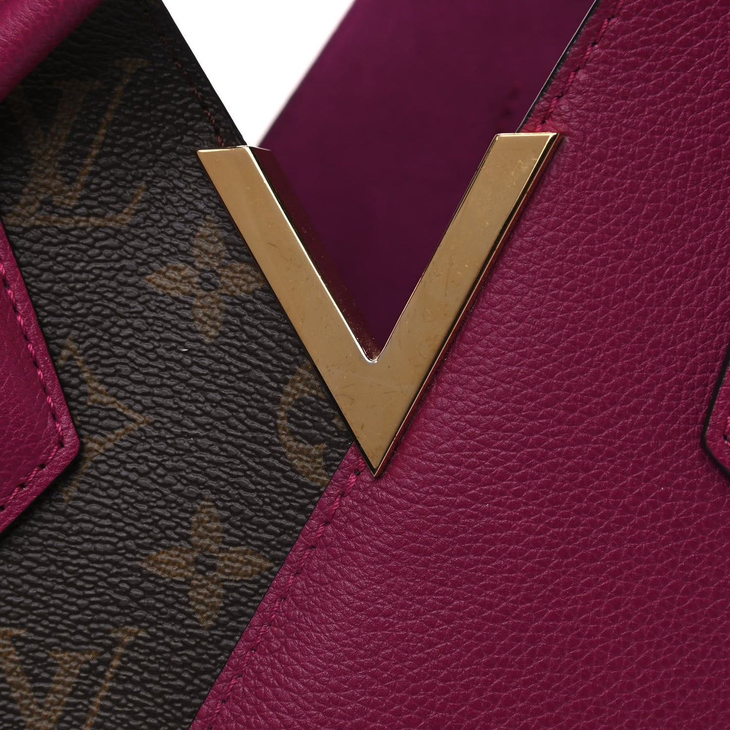 Calfskin Monogram Kimono Tote Grape